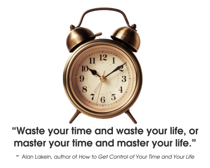 master your time, quote, the learning group